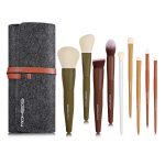 Warm 9 pcs make up brush kit 5 color Eigshow beauty