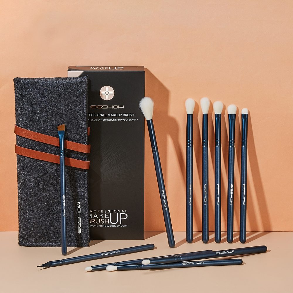 Tourmaline Blue Jade Series 11pcs eye brush kit eigshow beauty