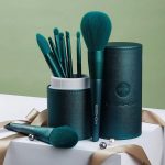 jade green jade series 8pcs brush kit with cylinder by eigshow beauty